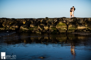 Spring lake engagement session